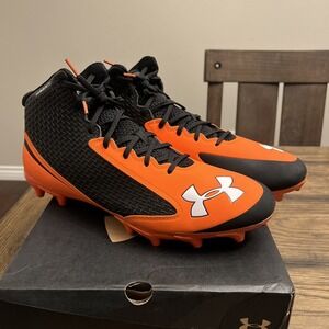 Under Armour TEAM NITRO MID MC W Size 15 Orange/ Black …R3